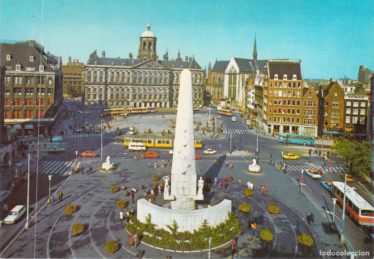 Postales: Postal de Amsterdam Palacio Real y Monumento Nacional en Plaza Dam