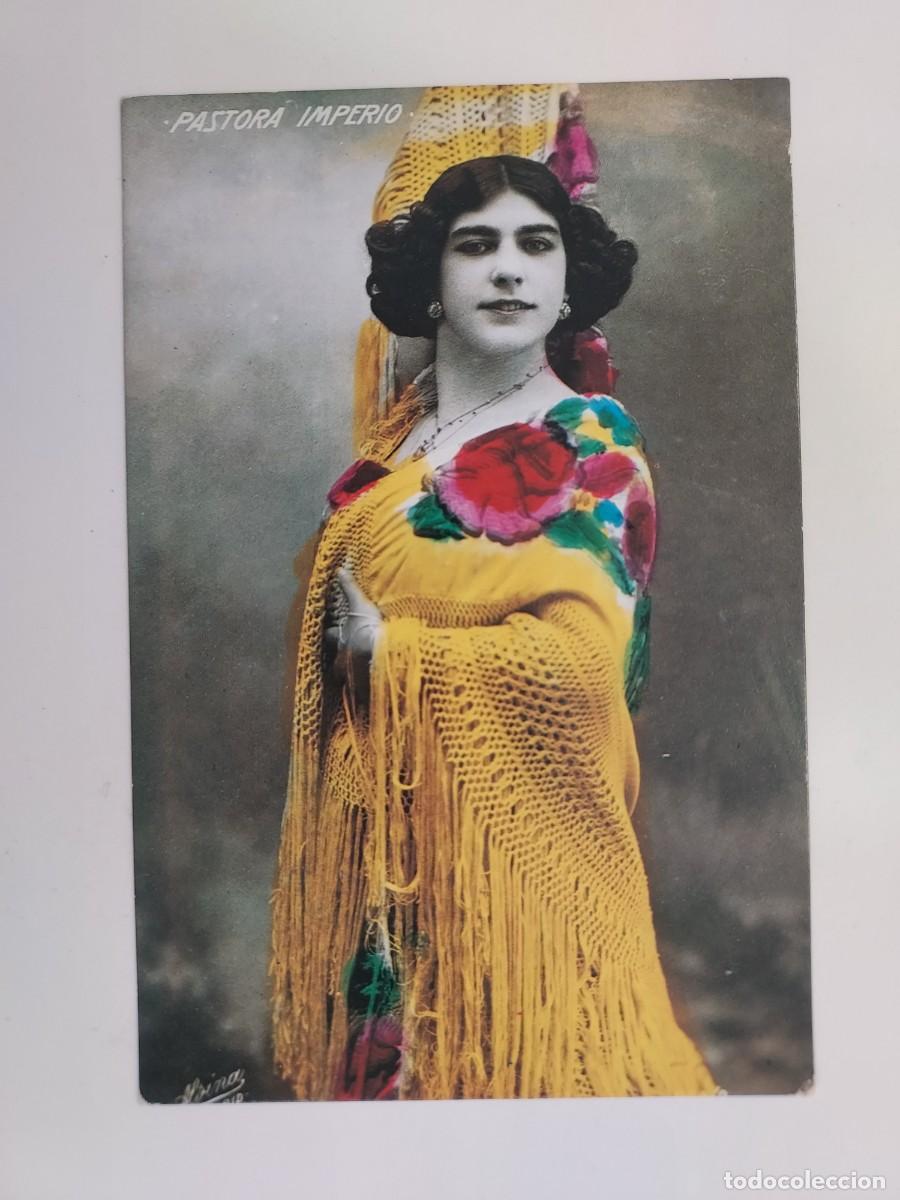 Postales: POSTAL PASTORA IMPERIO. ACTRIZ. S/C. REPRODUCCION MODERNA 1982