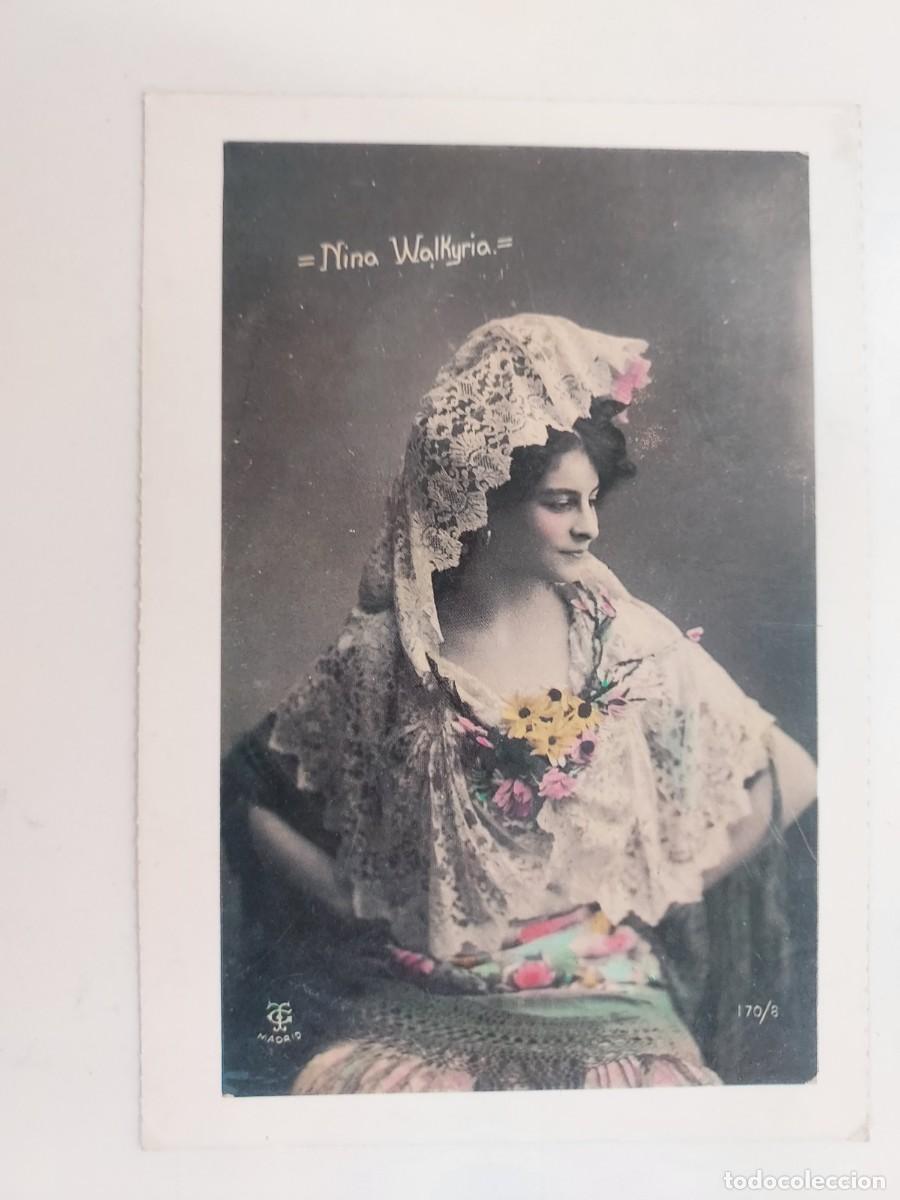 Postales: POSTAL NINA WALKYRIA. ACTRIZ, CUPLE. S/C. REPRODUCCION MODERNA 1988