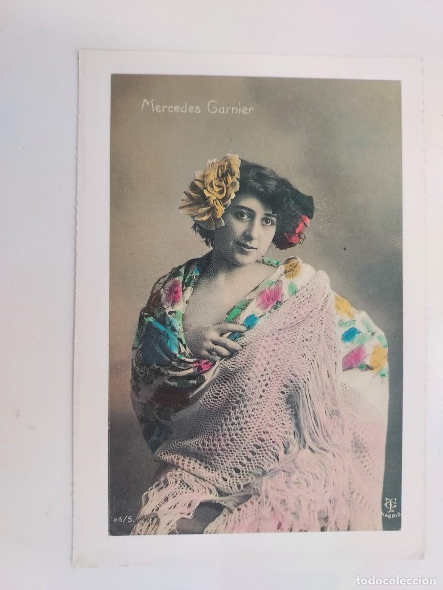 Postales: POSTAL MERCEDES GARNIER. ACTRIZ, CUPLE. S/C. REPRODUCCION MODERNA 1988