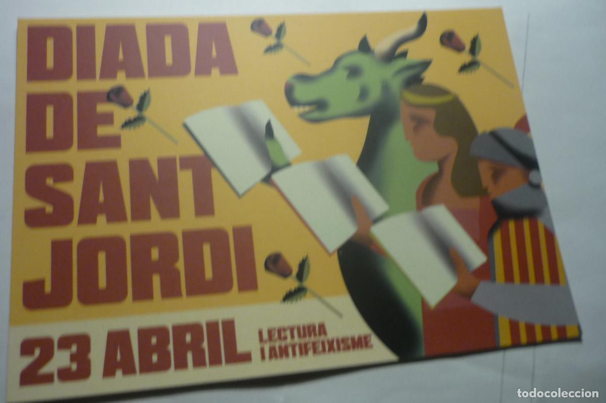 Postales: postal publicidad 23 abril fiesta s.jorge
