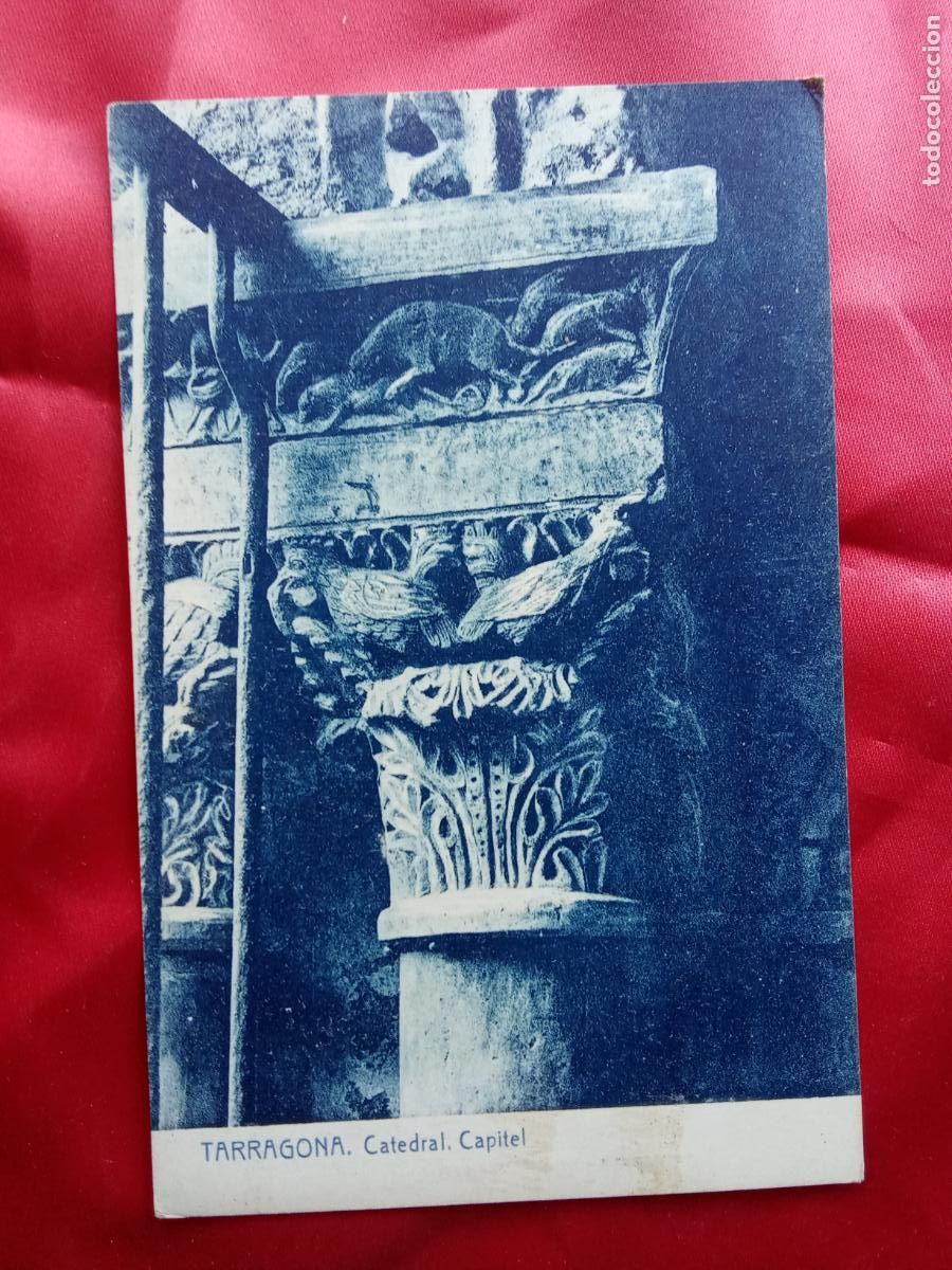 Postales: Postal Tarragona Catedral Capitel P.1910