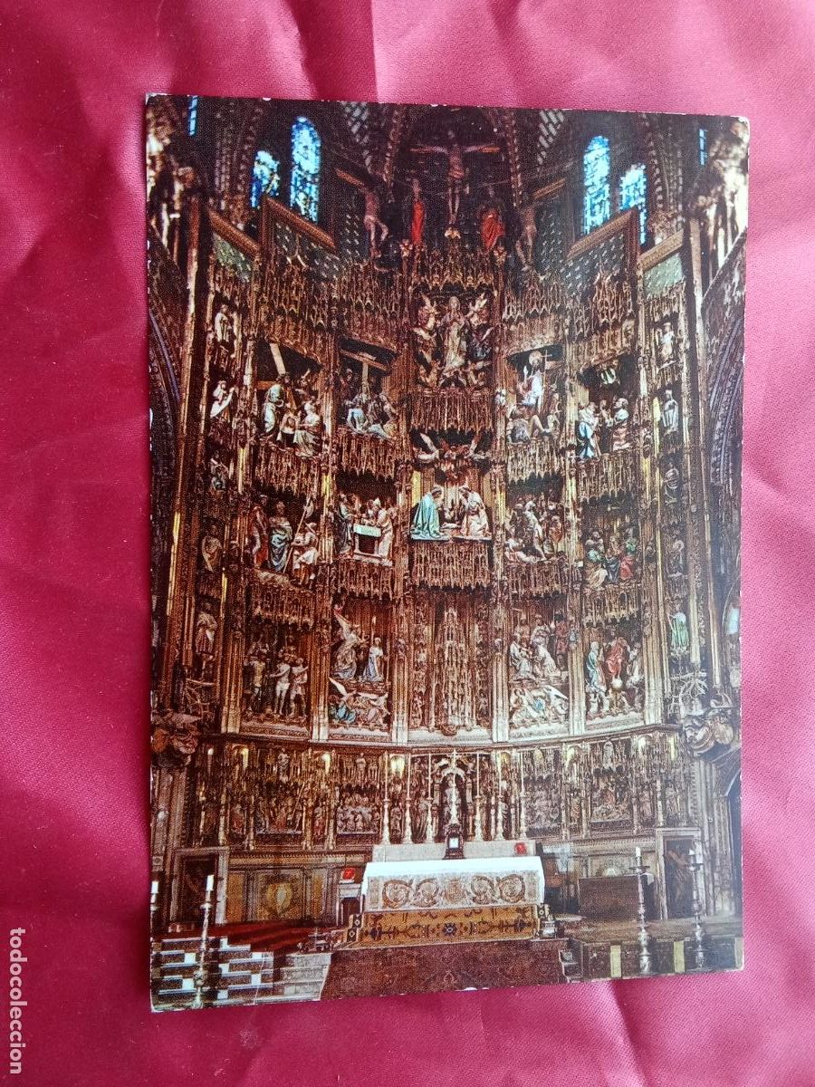 Postales: Postal Toledo Catedral, retablo mayor P.1987 - Foto 1