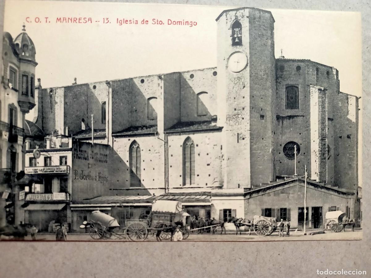 Postales: POSTAL DE MANRESA-IGLESIA DE STO. DOMINGO