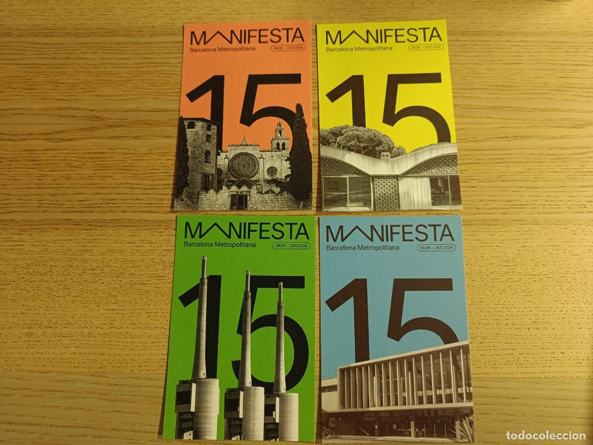 Postales: Lote 4 postales Manifesta 15. 2024. Barcelona