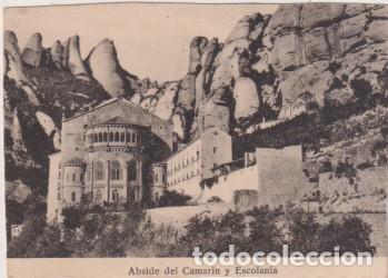 Postales: Montserrat. &Aacute;bside del camar&iacute;n y Escolan&iacute;a. (9,5x6,5) anterior a 1905