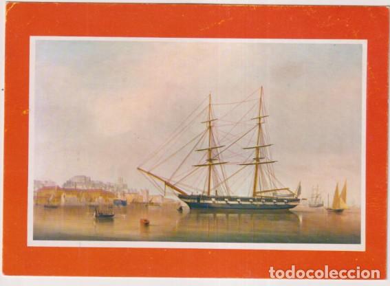 Cartoline: &rdquo;Postal. Barcos (Bilhete postal) Brigue &rdquo;&rdquo;Pedro Nunes&rdquo;&rdquo; (1856-1874) Edici&oacute;n del Museo de marina. Lis