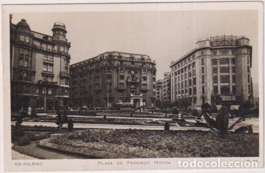 Postales: 69-Bilbao. Plaza de Federico moy&uacute;a. P. M. Sin usar