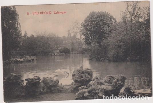 Postales: 5- Valladolid. Estanque. Fototipia Thomas. Sin usar