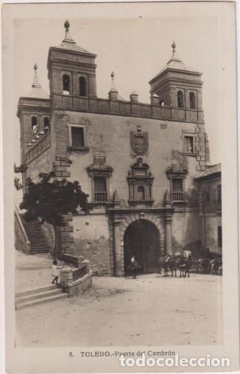 Cartoline: Foto-Postal. Toledo. Puerta del Cambr&oacute;n. Hellotipia Art&iacute;stica Espa&ntilde;ola. Sin usar