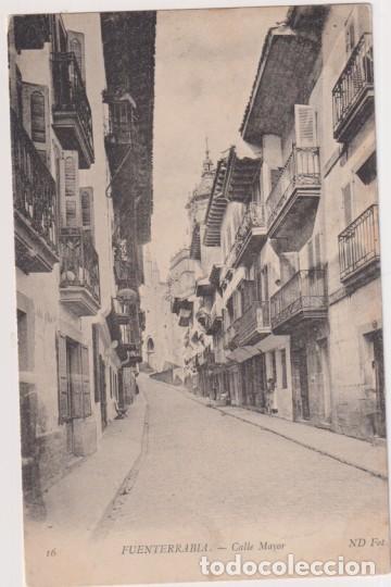 Cartes Postales: Fuenterrab&iacute;a. Calle Mayor. ND Fot. Franqueada y fechada al dorso. Ago. 1928. Destino: Pres Dunkerque