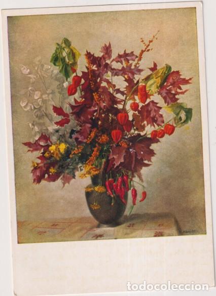Postcards: Postal de Arte. - Hojas Oto&ntilde;ales por Hermann Albrecht. Munich. Fechado al dorso 1979