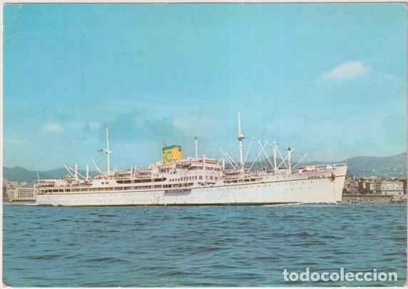 Postales: Postal (grande) Italiana. M/N. Anna C. Lina C. G&eacute;nova. Sin usar