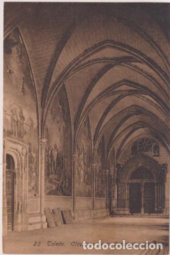 Postales: 23. Toledo. Claustros de la Catedral. Abelardo Linares. Sin usar