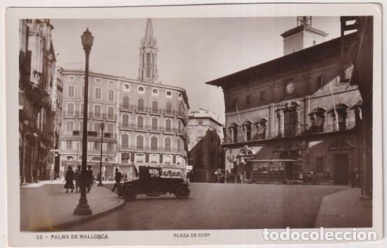 Postales: 33. Palma de Mallorca. Plaza de Cort. Sin usar