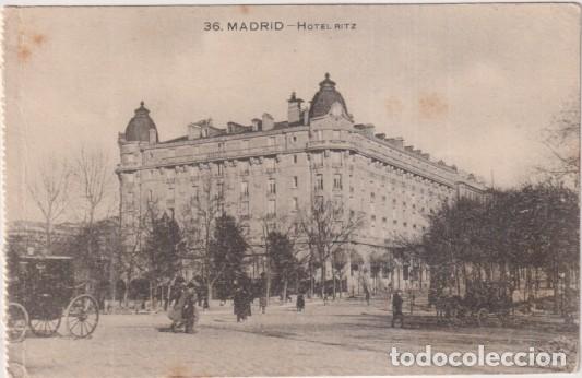 Postales: 36 Madrid. Hotel Ritz. Sin usar