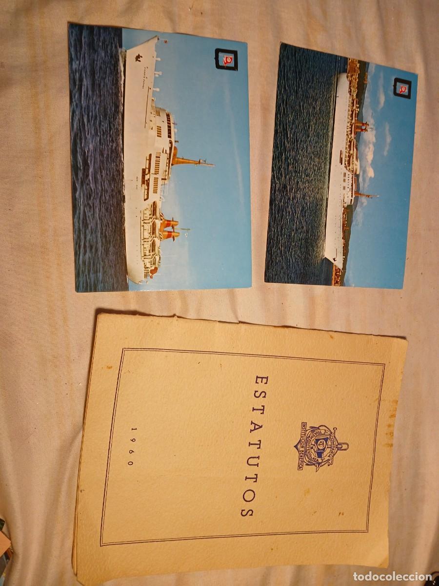 Postales: Antiguo librillo estatutos de compa&ntilde;&iacute;a transmediterranea (14&euro;)y postales(1&euro; unidad)leer precios