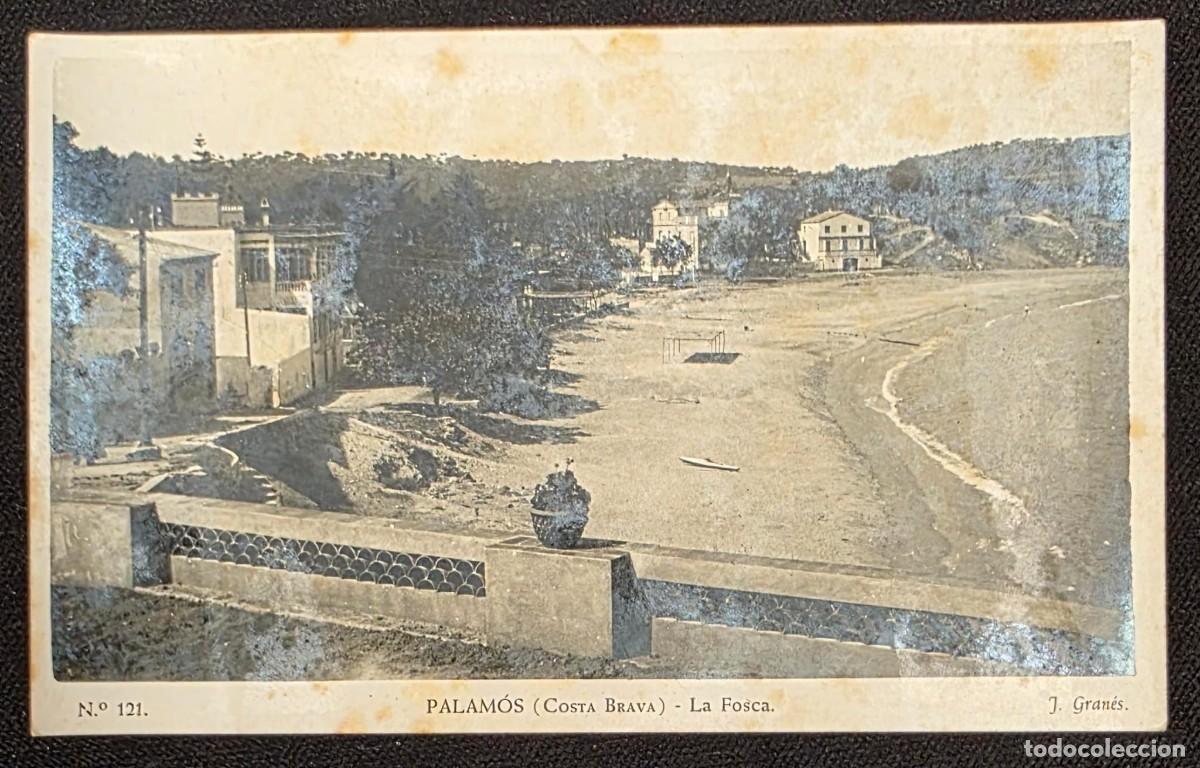 Postales: P.1148 Antigua Postal Palam&oacute;s (Costa Brava) &ndash; La Fosca &ndash; N&ordm; 121 &ndash; J. Gran&eacute;s &ndash; Tarjeta Postal