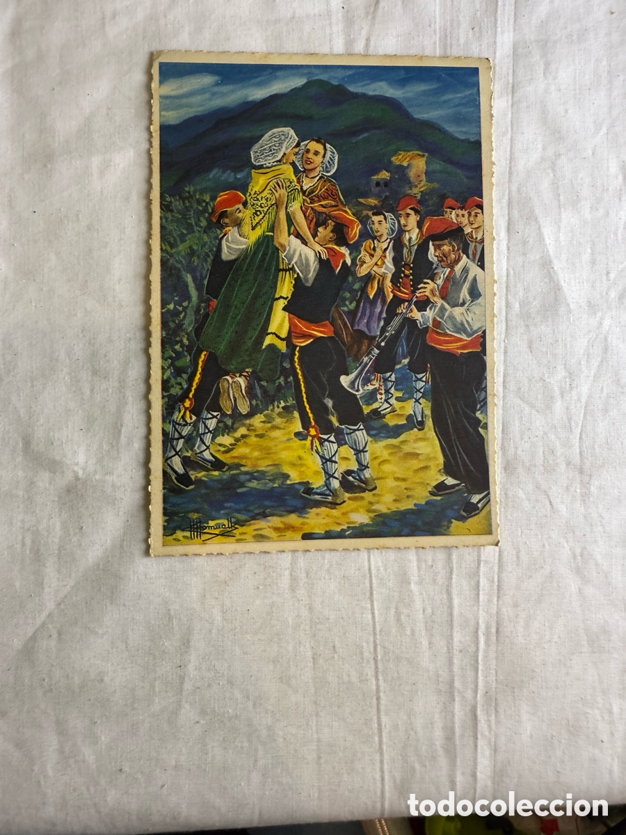 Postales: Postal ilustrada Charles Homualk &ndash; La Corranda Catalana &ndash; Rosell&oacute;n &ndash; Original de la &eacute;poca