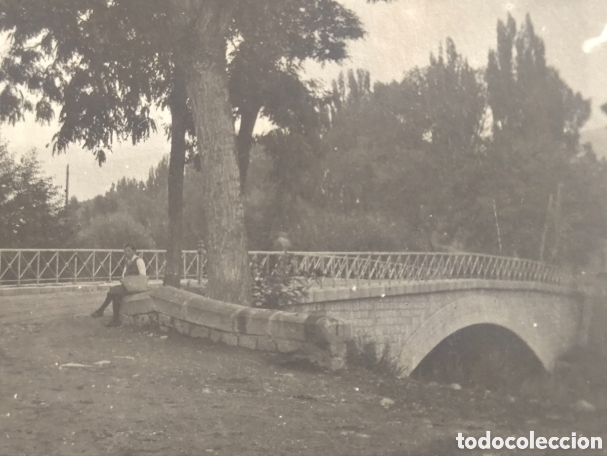Postales: ESPA&Ntilde;A PUENTE DE PIEDRA SIN IDENTIFICAR POSTAL FOTOGR&Aacute;FICA FOTOGRAF&Iacute;A C. 1945