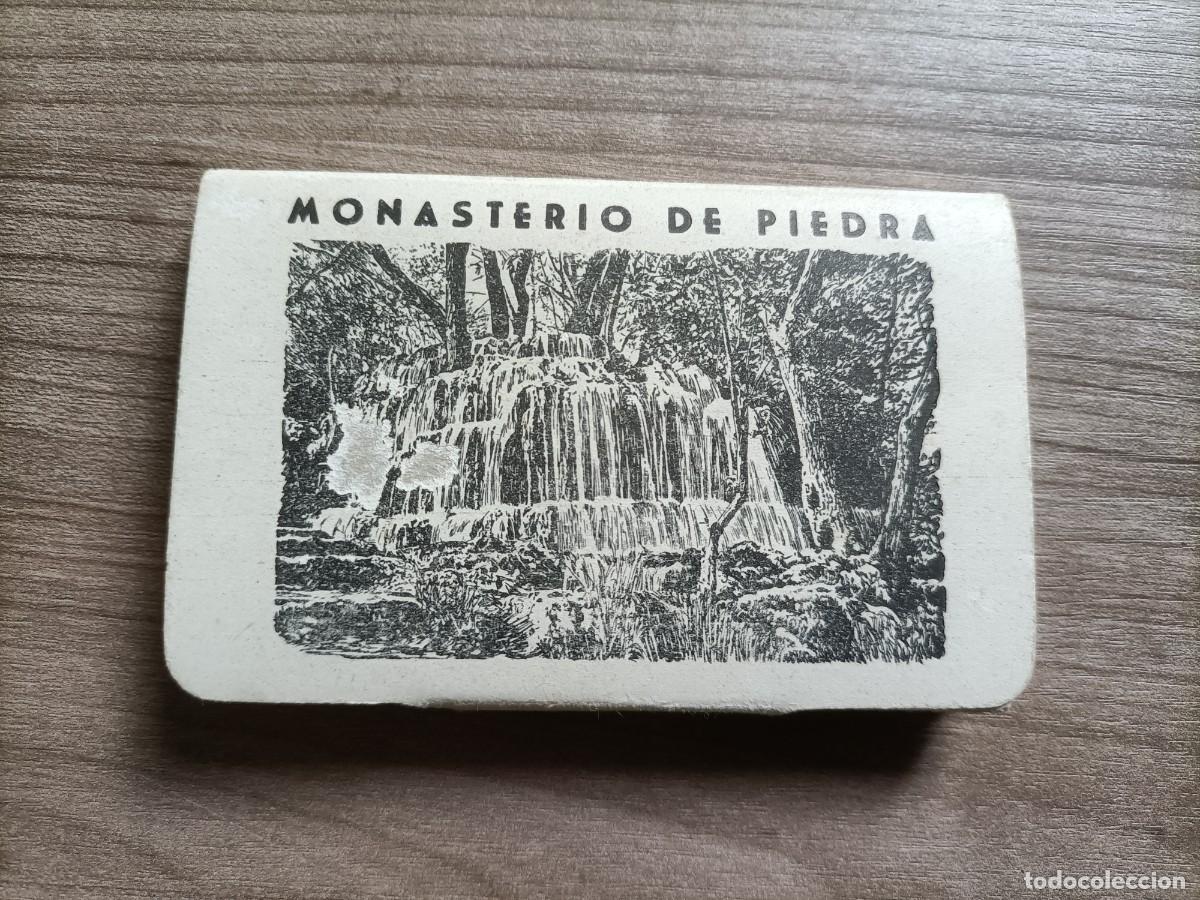Postales: Librito, acordeon tira postales Monasterio de Piedra - Garcia Garrabella