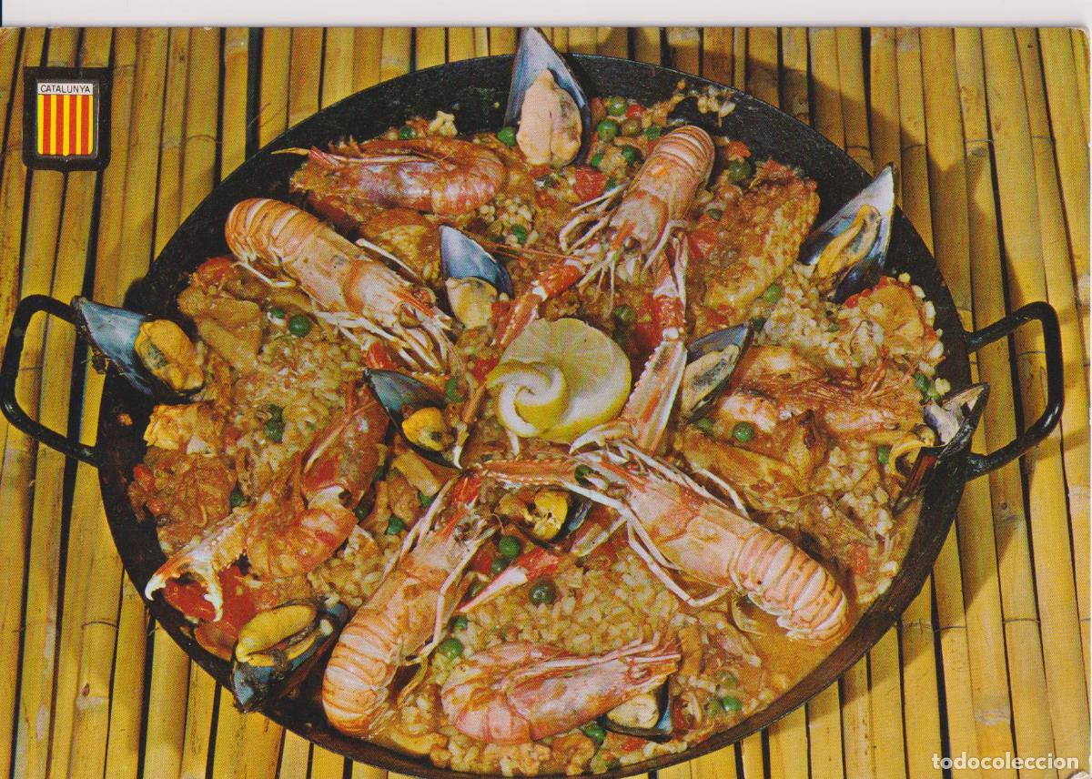 Postales: PLATOS T&Iacute;PICOS CATALUNYA &ndash; PAELLA A LA MARINESCA &ndash; SOBERANAS 690 &ndash; S/C