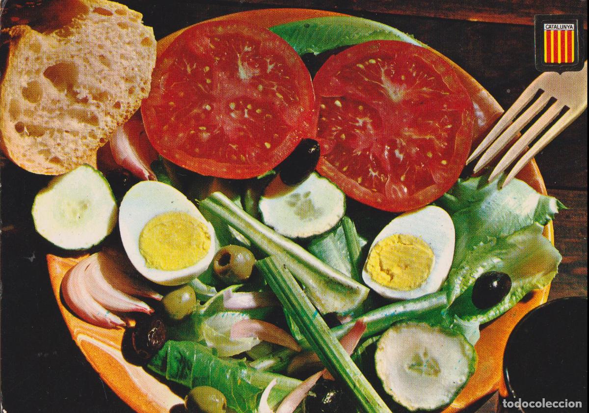 Postales: PLATOS T&Iacute;PICOS CATALUNYA &ndash; AMANIDA VARIADA &ndash; SOBERANAS 1140 &ndash; S/C