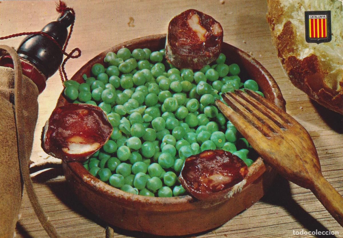 Postales: PLATOS T&Iacute;PICOS CATALUNYA &ndash; PESOLS A LA CASSOLA &ndash; SOBERANAS 1217 &ndash; S/C