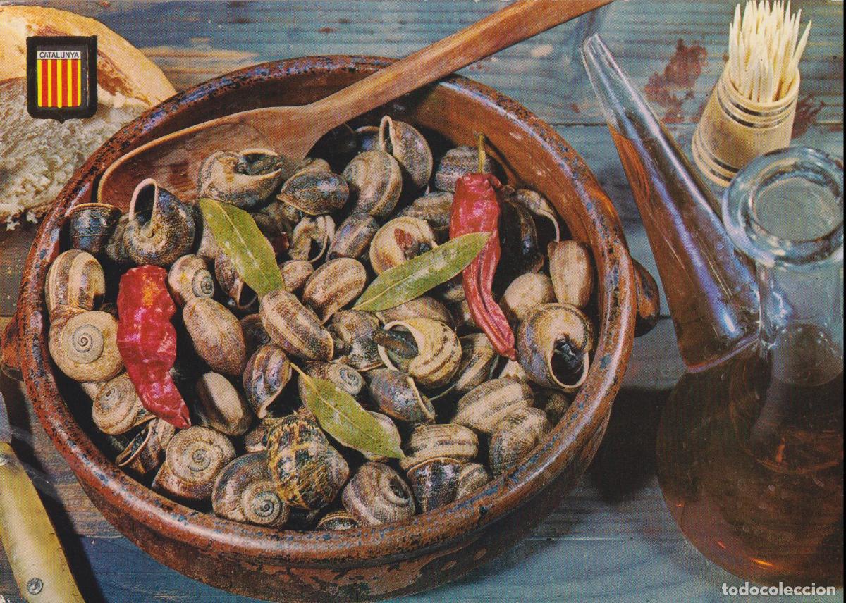 Postales: PLATOS T&Iacute;PICOS CATALUNYA &ndash; CARGOLS &ndash; SOBERANAS 1234 &ndash; S/C