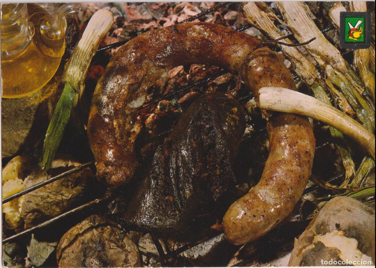 Postales: PLATOS T&Iacute;PICOS &ndash; BUTIFARRA CON CEBOLLAS &ndash; ESCUDO DE ORO 1857 &ndash; S/C