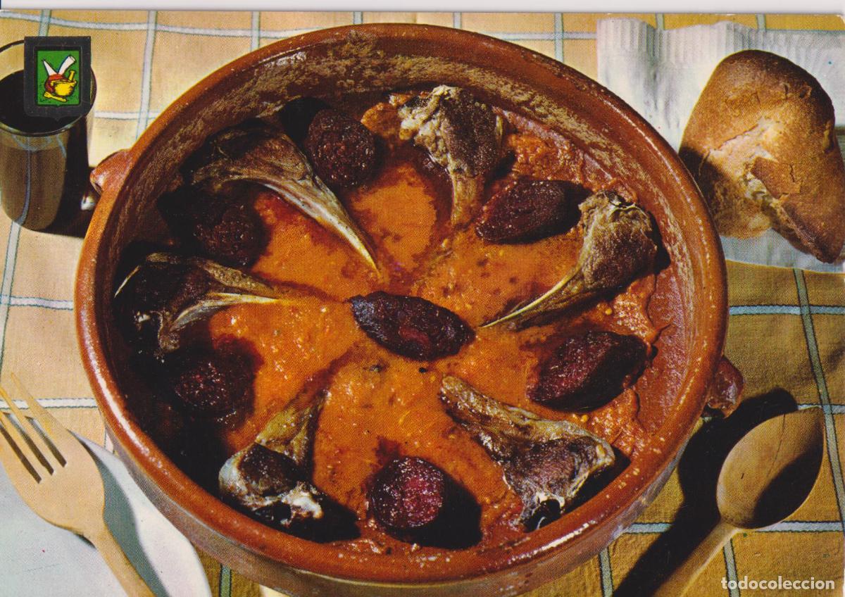 Postales: PLATOS T&Iacute;PICOS &ndash; COSTILLAS A LA NAVARRESA &ndash; ESCUDO DE ORO 1864 &ndash; S/C
