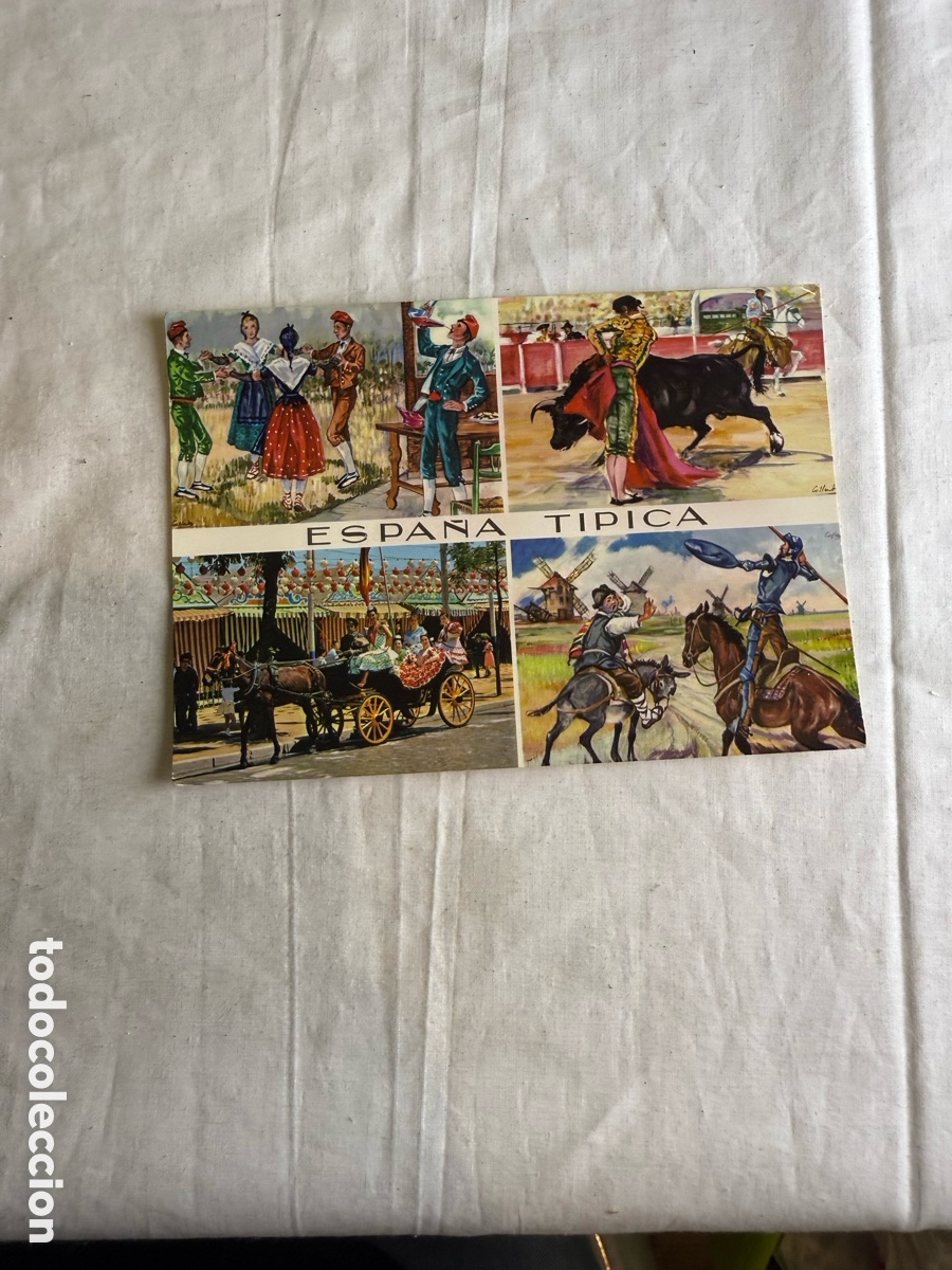 Postales: Postal antigua Espa&ntilde;a T&iacute;pica &ndash; Escenas costumbristas espa&ntilde;olas &ndash; Gr&aacute;ficas Garabella Barcelona