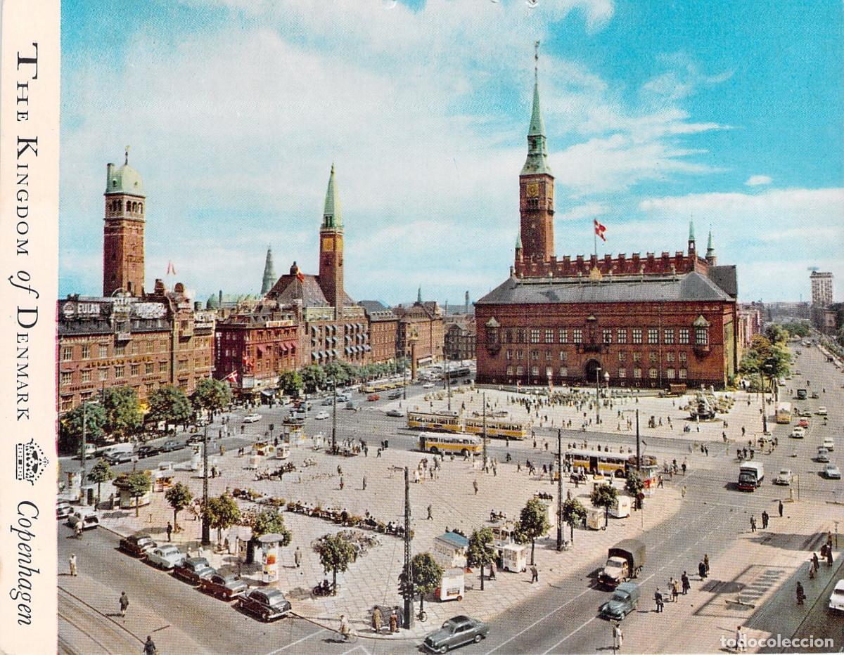 Postales: Postal de la Plaza del Ayuntamiento en Copenhague
