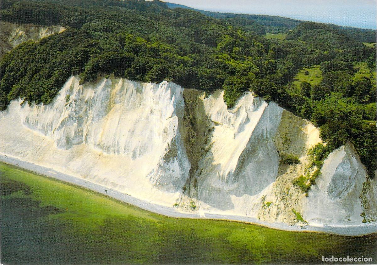 Postales: Postal de los acantilados de Mons Klint, Dinamarca