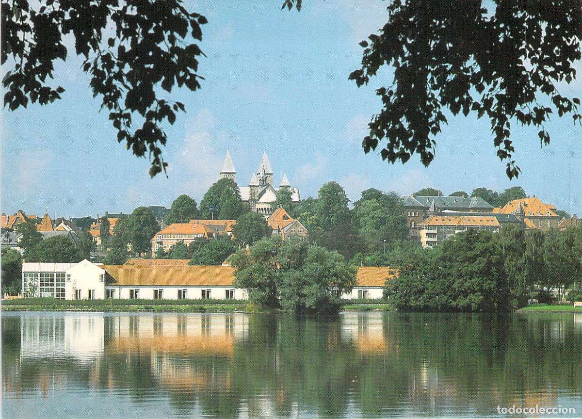 Postales: Postal de Viborg con vista a la Catedral de Dinamarca