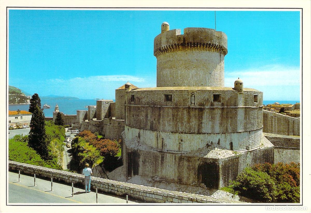 Postales: Postal de la Torre Minceta en Dubrovnik, Croacia