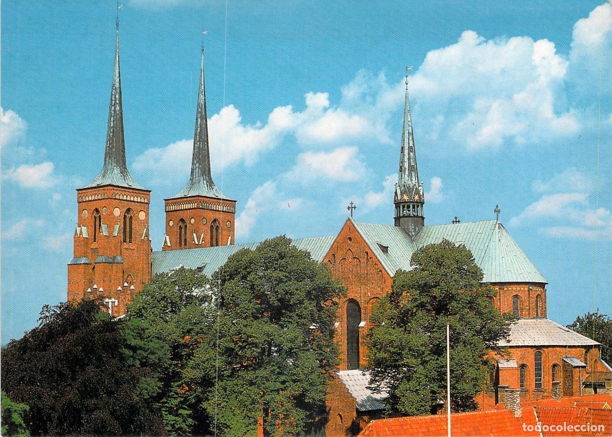 Postales: Postal de la Catedral de Roskilde, Dinamarca