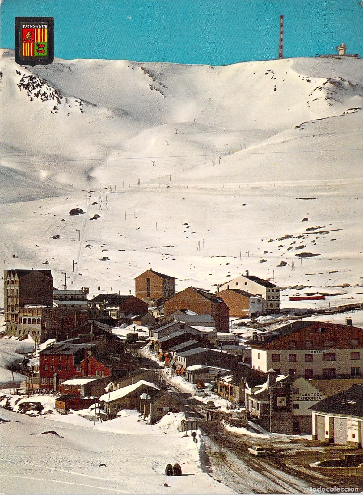 Postales: Postal de Pas de la Casa, Valls d'Andorra con Nieve
