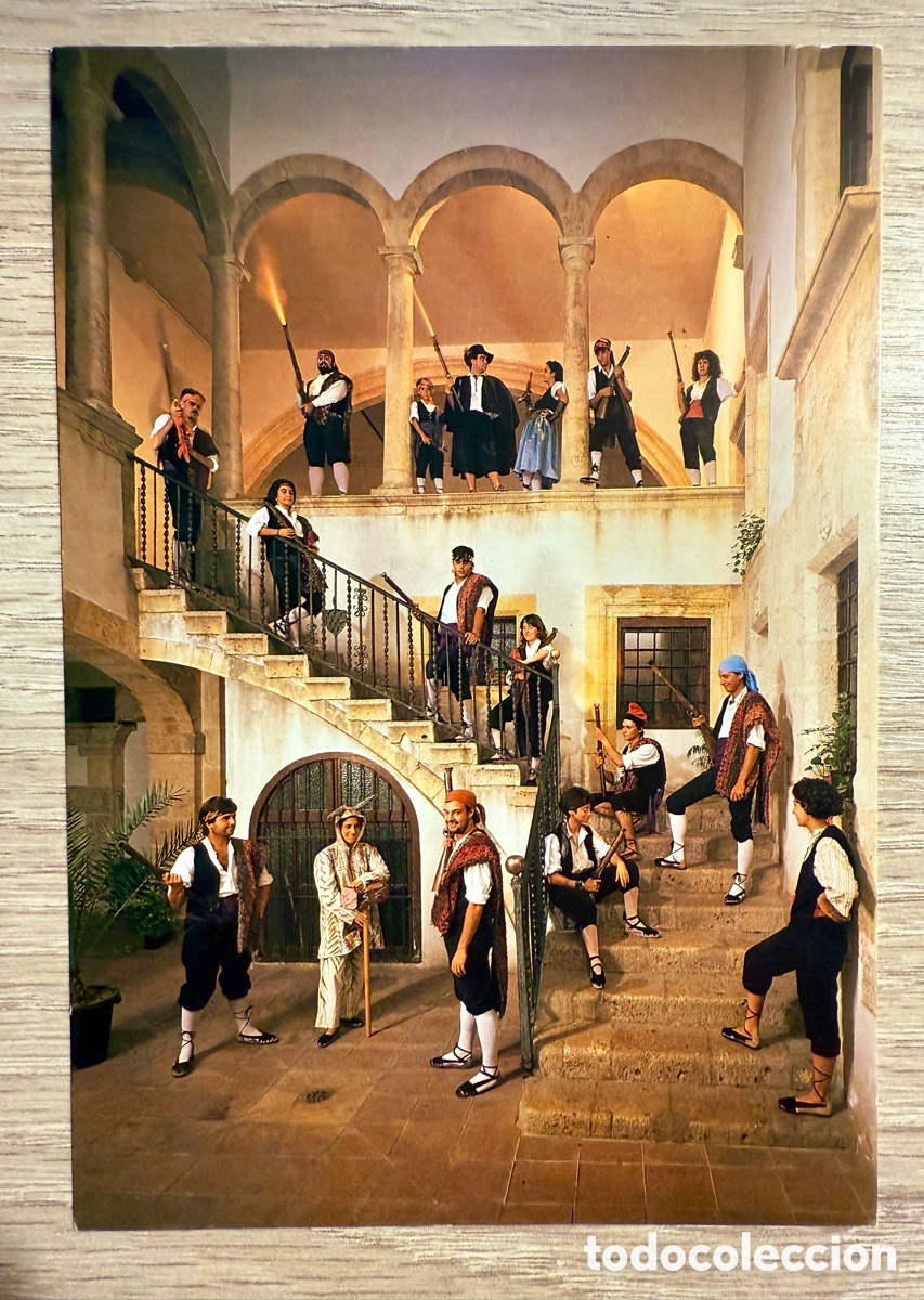 Postales: Postal de les festes № 02 TGN. Serrallonga. Santa Tecla 1991. Tarragona