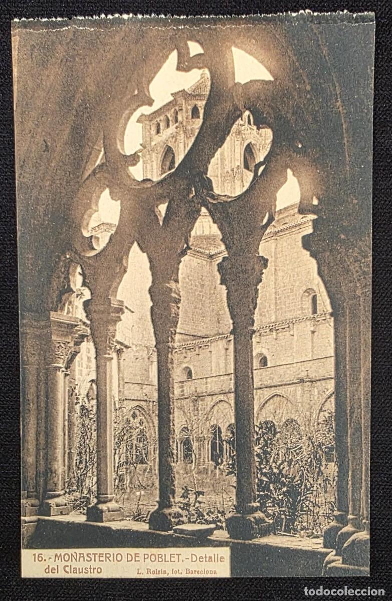 Postales: P.1165 Antigua Tarjeta Postal Monasterio de Poblet
