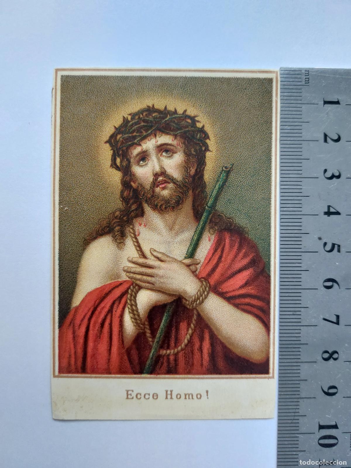 Postales: Estampa con imagen art&iacute;stica de Ecce Homo