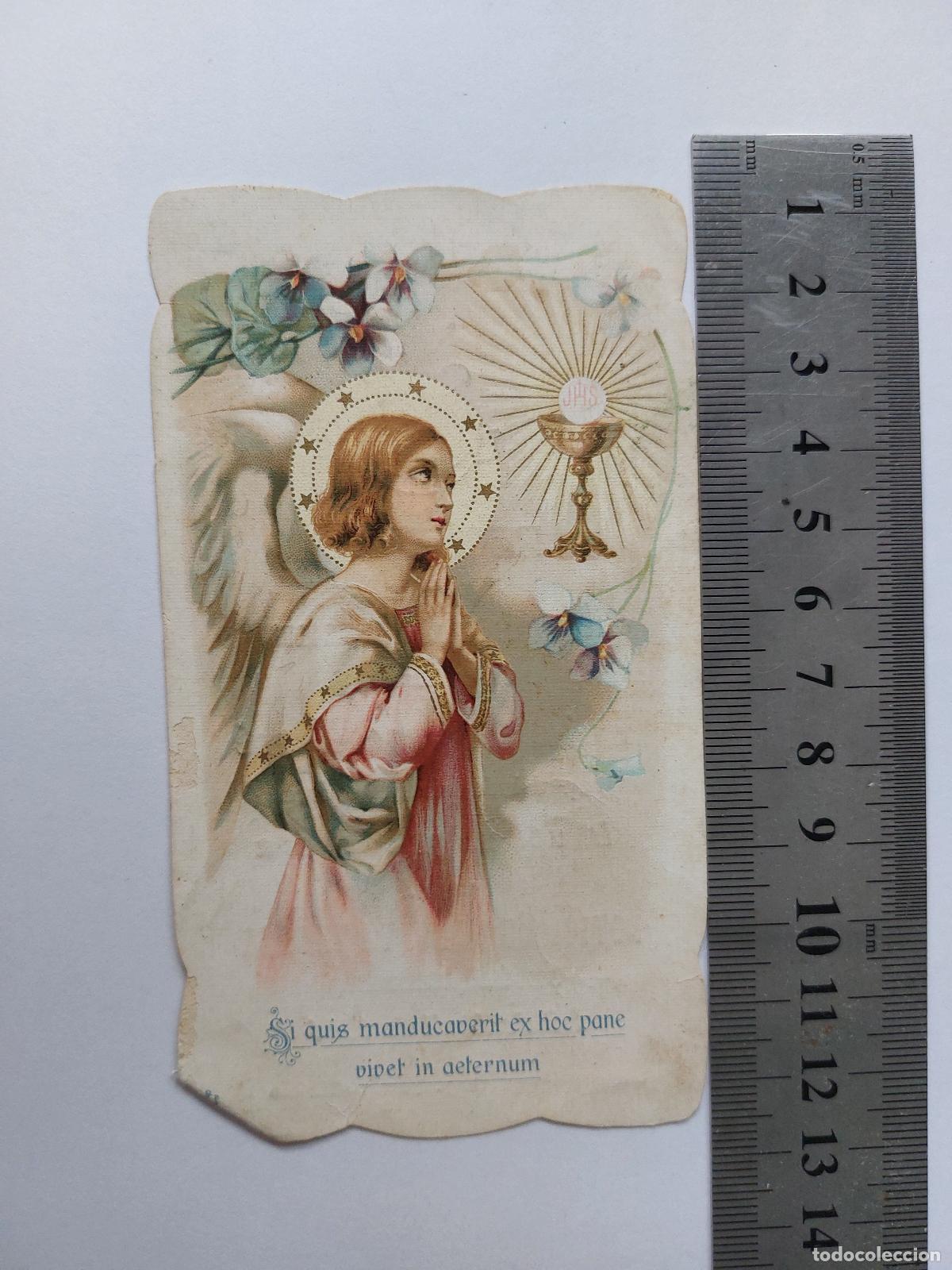 Postales: Estampa religiosa de recuerdo de votos temporales en Tortosa