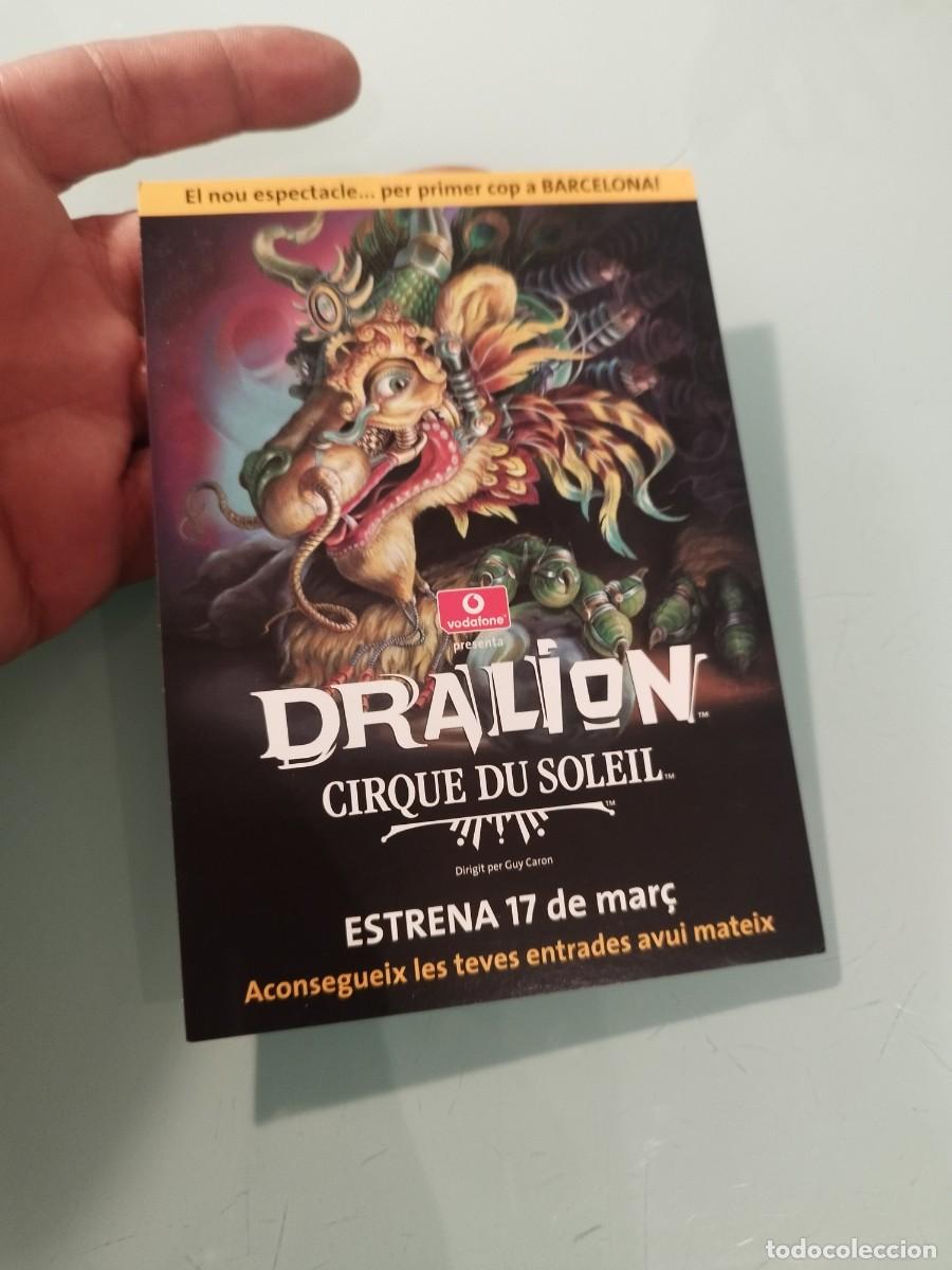 Postales: Tarjeta postal promocional del espect&aacute;culo Dralion del Cirque du Soleil.