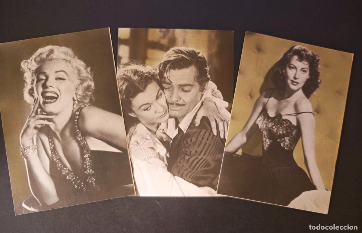 Postales: LOTE 3 POSTALES.- ARTISTAS DE CINE