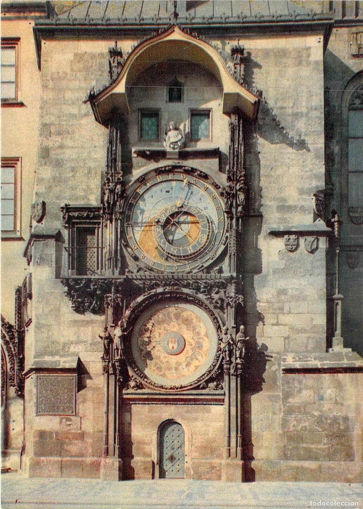 Postales: Postal del Reloj Astron&oacute;mico de Praga