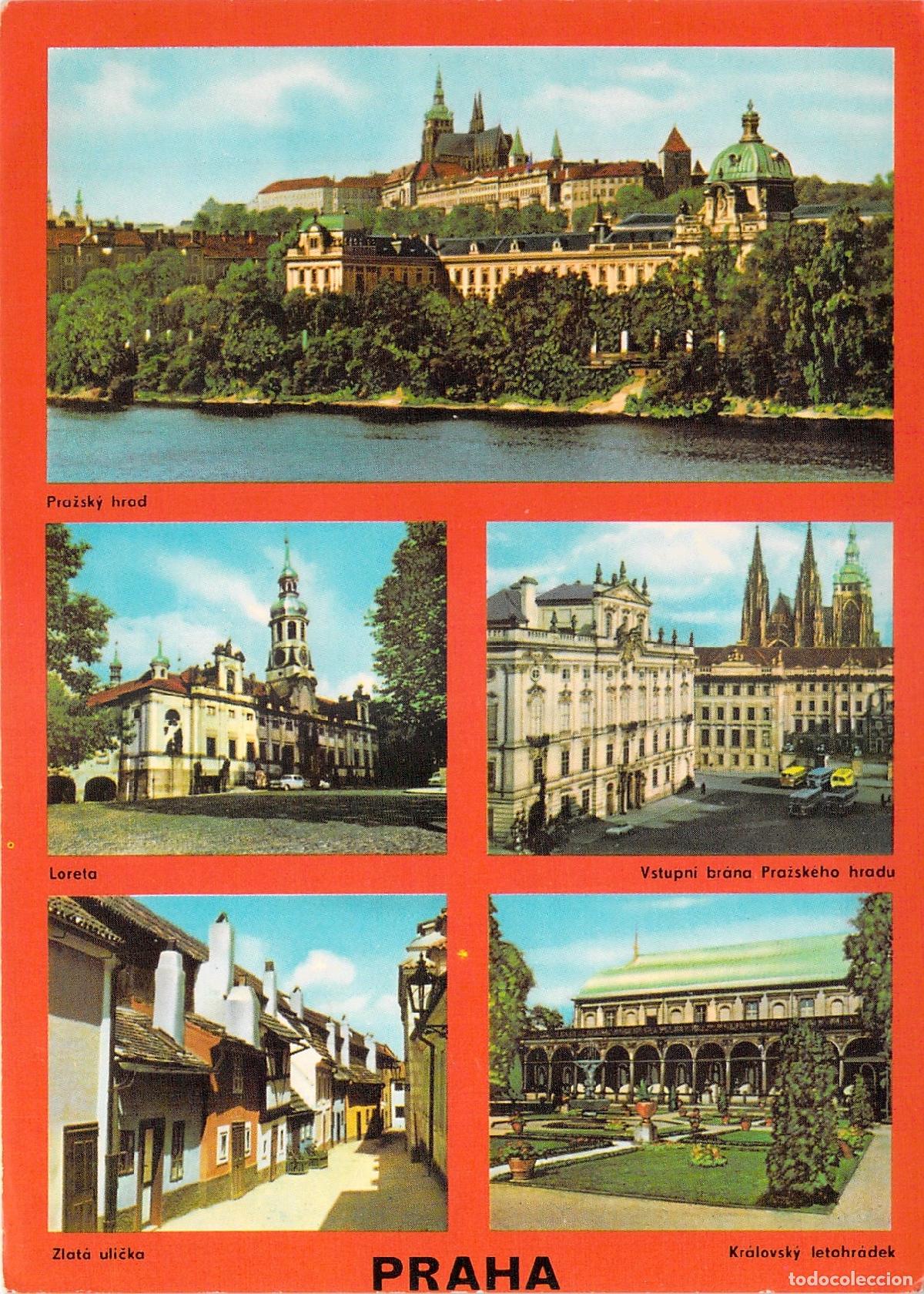 Postales: Postal de vistas panor&aacute;micas de Praga, capital de Checoslovaquia