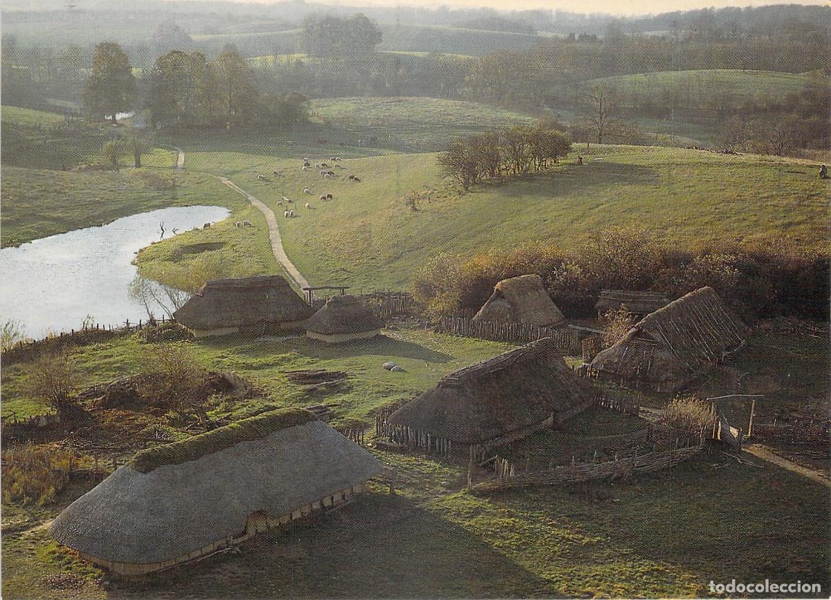 Postales: Postal de Aldea de la Edad del Hierro Reconstruida en Lejre, Dinamarca