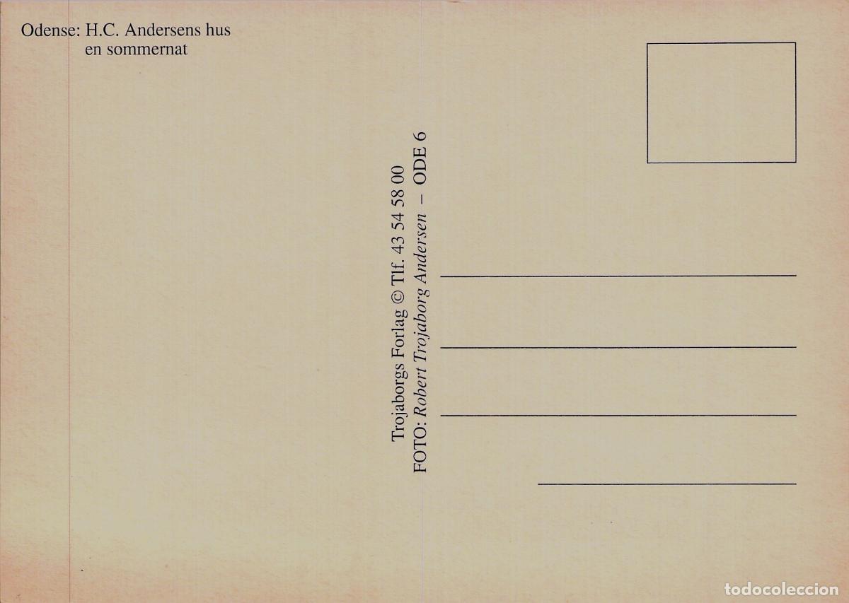 Postales: Postal de la Casa de Hans Christian Andersen en Odense, Dinamarca - Foto 2