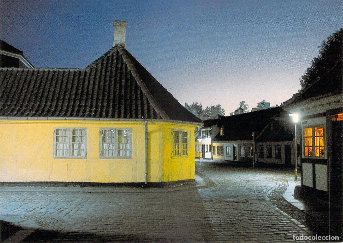 Postales: Postal de la Casa de Hans Christian Andersen en Odense, Dinamarca