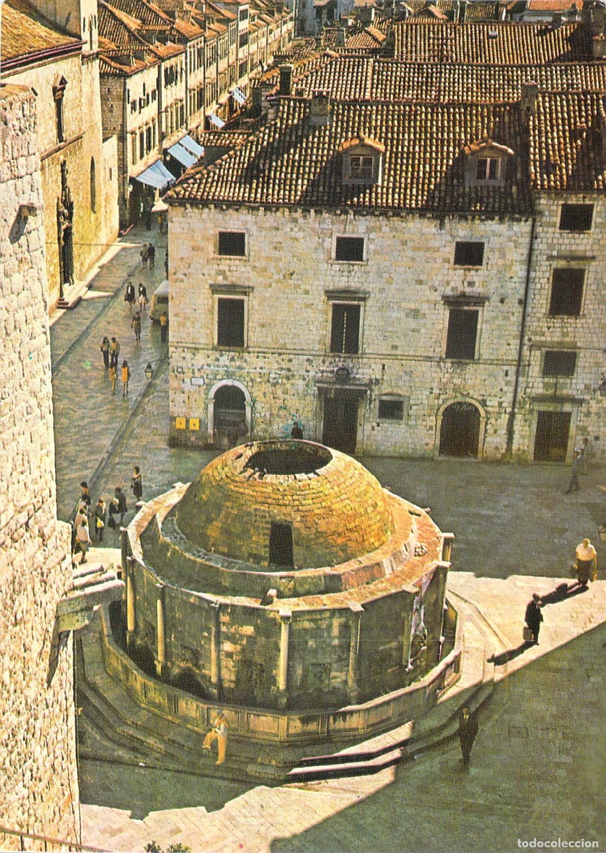 Postales: Postal de la Gran Fuente de Onofrio en Dubrovnik